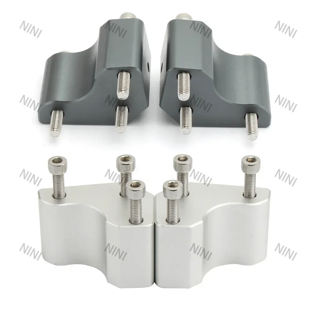 

Aluminum Motorbike for Kawasaki Concours 1400 ABS 1400GTR 2008-2022 Titanium/Silver Handlebar Riser Spacer Kit