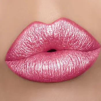 1 ks výrazná a intenzivní třpytivá lesklá metalická rtěnka perleťový odstín na rty, dlouhotrvající matný make-up na rty pro seniory, dárky pro ženy 10 nejlepší prodej Matná rtěnka Medora - №10