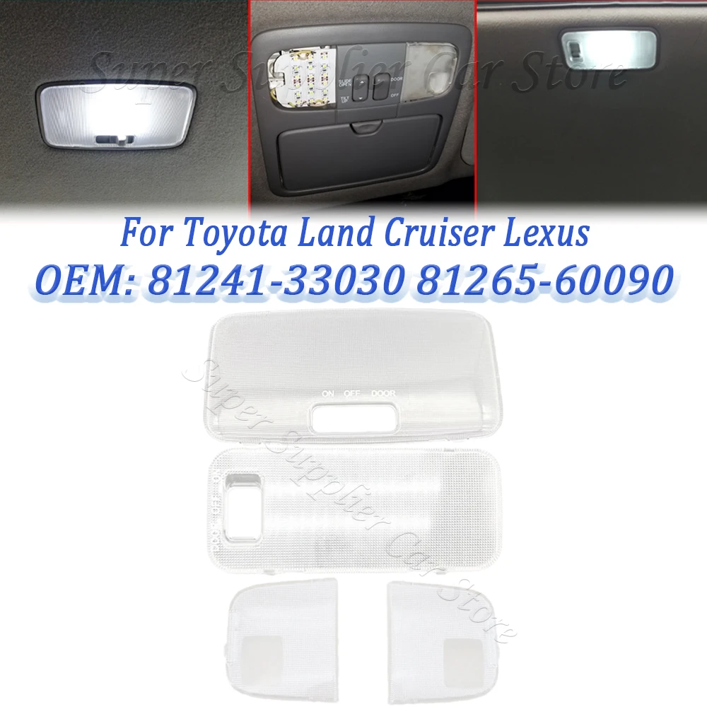 For Toyota Land Cruiser Prado LC120 FJ120/Lexus GX470 03-09 Reading Light Cover Roof Lamp Shell 8126560090 8125160010 8124133030