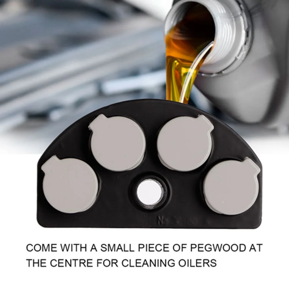 4 Dish Watch Oil Dip Tool Uhr Ölers chale mit Abdeckung Uhr Reparatur zubehör