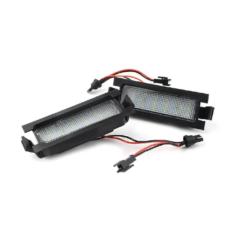 1Pair LED License Number Plate Lamp Light Automotive Component License Plate Lights Lamps For Hyundai I30 2011-17 Kia Ceed 12-17