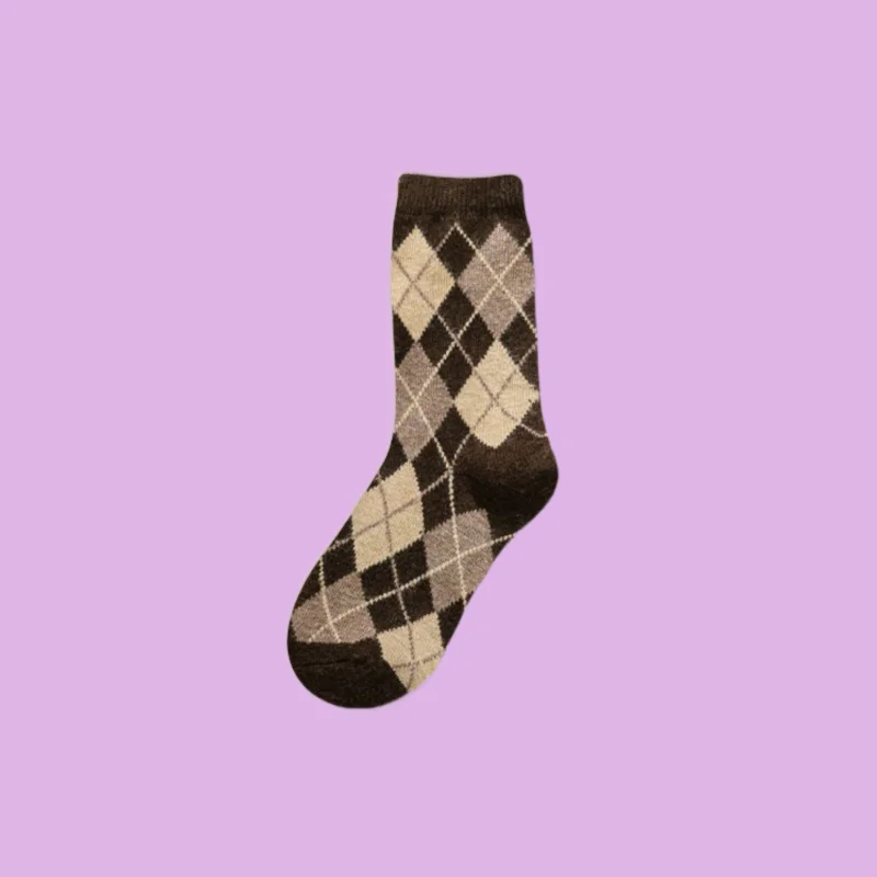 5/10 Pairs High Socks Trendy Mid-tube Socks Female High Quality Long Socks Retro Mesh Socks For Women 2024 New Solid Color Socks