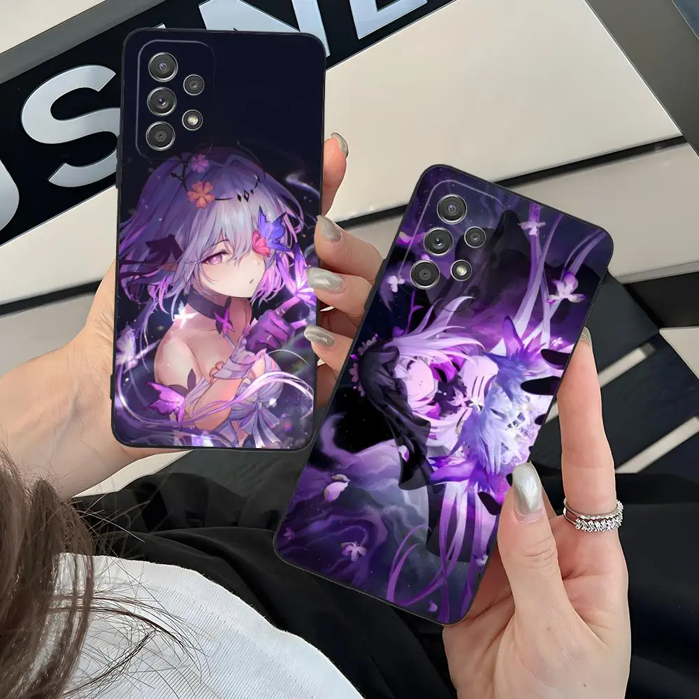 

Чехол для телефона Honkai Star Rail Castorice для Samsung Galaxy M55 54 42 35 34 33 32 23 22 15 14 13 12 F55 5G Цветной защитный красивый