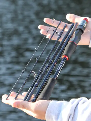 Sougayilang 1.8m 2.1m Lure Fishing Rod Carbon Fiber Spinning Casting Fishing Rod Bait Weight 10-30g Travel Fishing Pole Pesca