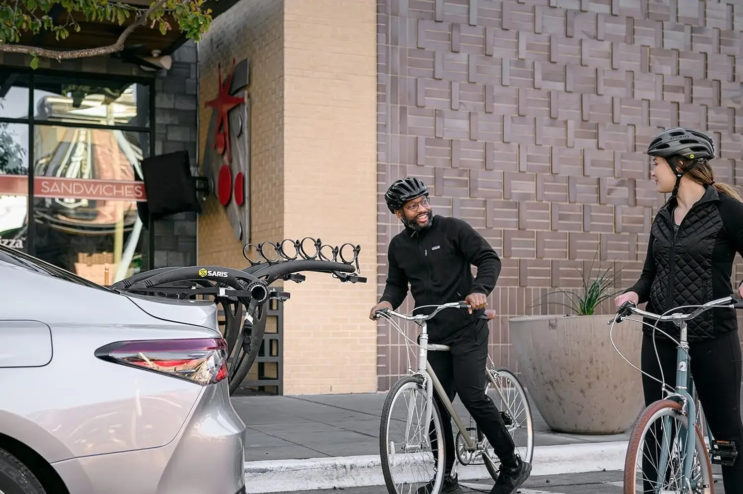 

Mounts 3 Bikes,Rust-Free, Anti-Sway Straps, Fits Most Vehicles, Arc-Based Design, Recyclable Materials