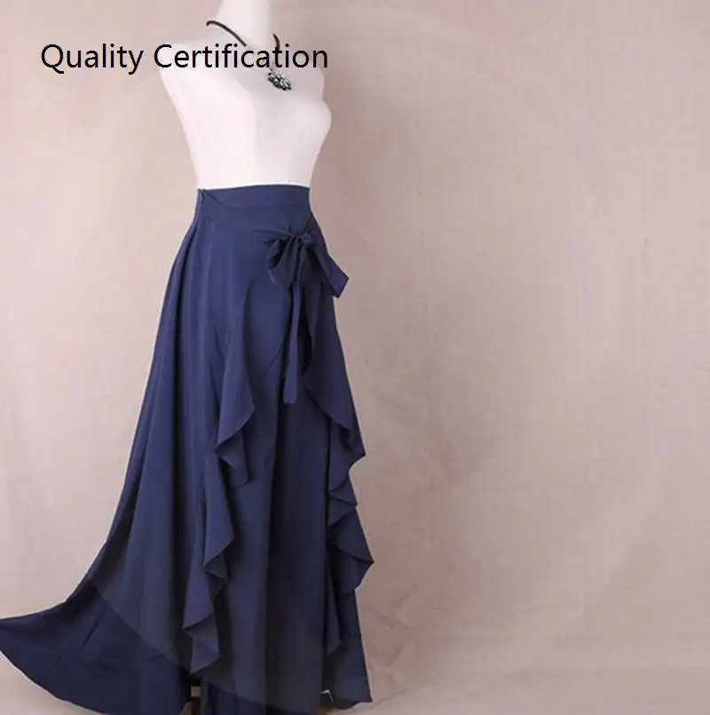 하이웨이스트 와이드 레그 팬츠 레이스 바지 스트리트 슬레 캐주얼 패션 여성용 가을 롱 팬츠 폴리에스터 소재