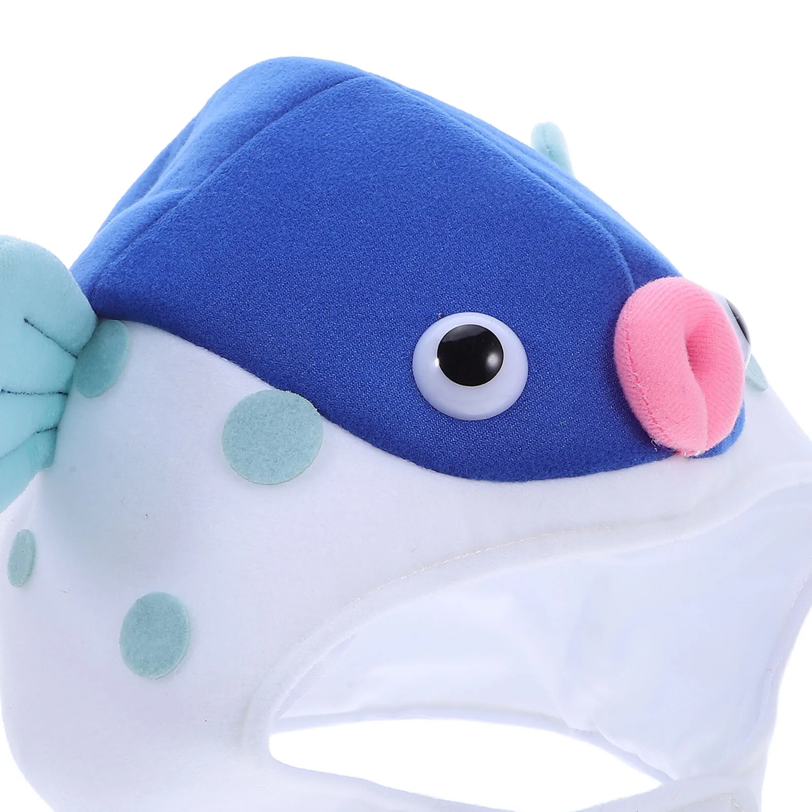 قابل للتعديل المنتفخ الأسماك أغطية الرأس الأزرق مضحك الكرتون قبعة تأثيري قبعة حزب صور الدعائم البخاخ قبعة السمك تأثيري أغطية الرأس