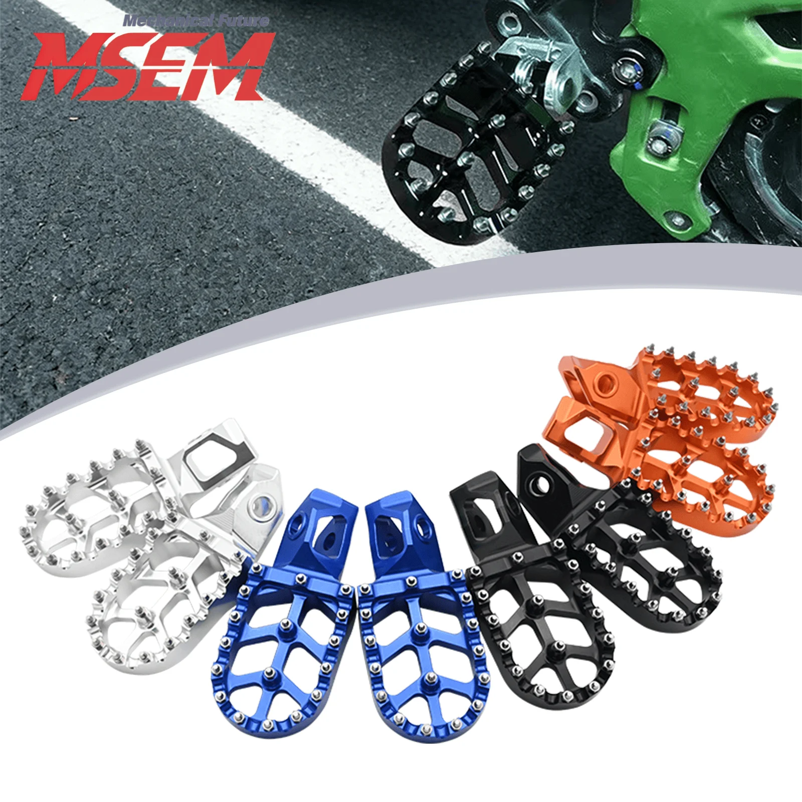 ktm150-500-xc-sx-xcf-sxf-exc-excf-xcw用、husqvarna-150-450-fc-fx-tx-tc-2023-2024用フットレバー、フットペグ、フットレスト、ペダル