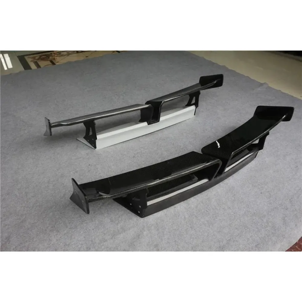 for GT Style Carbon Fiber Rear Bumper Diffuser Spoiler Wing for 718