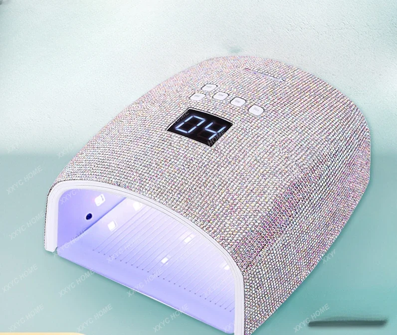 Stick-on Crystals Power Storage Manicure Machine UV Lamp 66W Hot Lamp Wireless Portable Nail Phototherapy Machine Quick-Drying