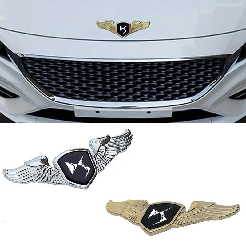 

3D Wings Car Front Hood Emblem Trunk Metal Sticker for Citroen DS DS3 DS4 DS5 DS6 DS7 Berlingo C1 C3 C4L JUMPY Picasso Xsara