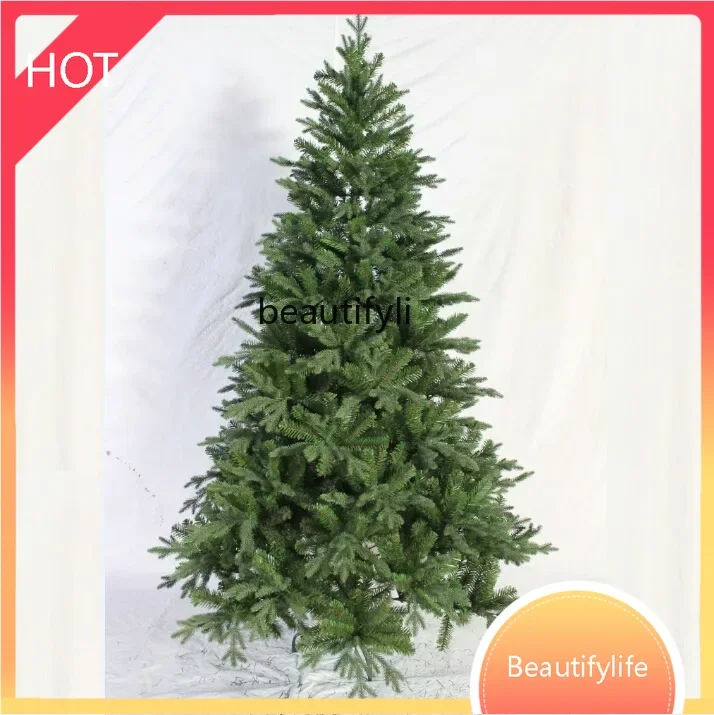 a029  High-end 4-meter Christmas tree decoration encrypted frame outdoor Christmas tree 4-meter American version Christmas tree