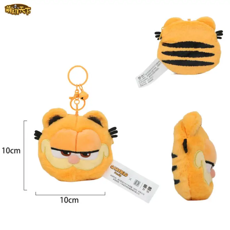Garfield Niedlicher Ausdrucksanhänger, Cartoon-Plüschtier, Geldbörse, niedlicher Odie-Schlüsselanhänger, Anime-Plüsch-Geldbörse, Rucksack, Dekoration, Geschenke