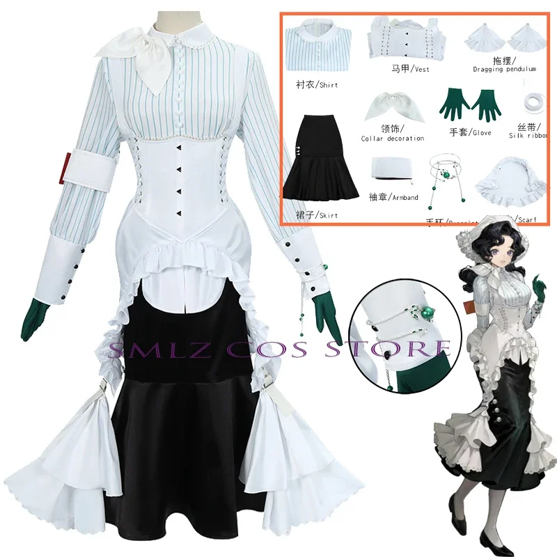 

Anjo Nala Cosplay Reverse:1999 Ms. Kimberly Costume Woman Maid Dress Uniform Suit Hallowen Play Role Clothes for Women