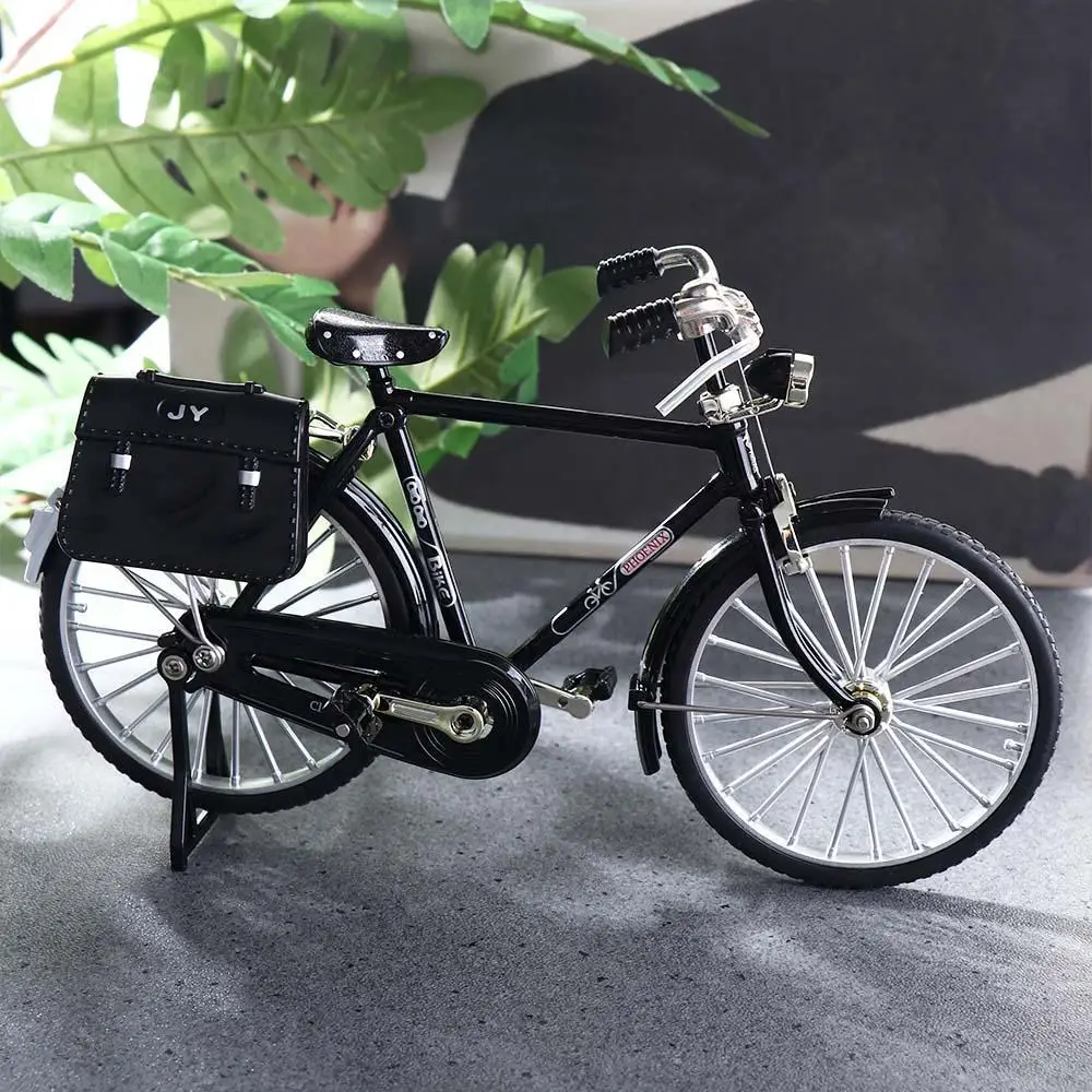 Diecast Alloy Miniature Model Mini Bicycle Retro Bicycle Toys Vintage Bicycle Model Simulation Bicycle Retro Bicycle Model Toy