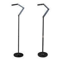 Tablet Floor Stand Rotatable Foldable Adjustable Aluminum Alloy Stable Base Portable Phone Floor Holder Lazy Bracket Phone Mount