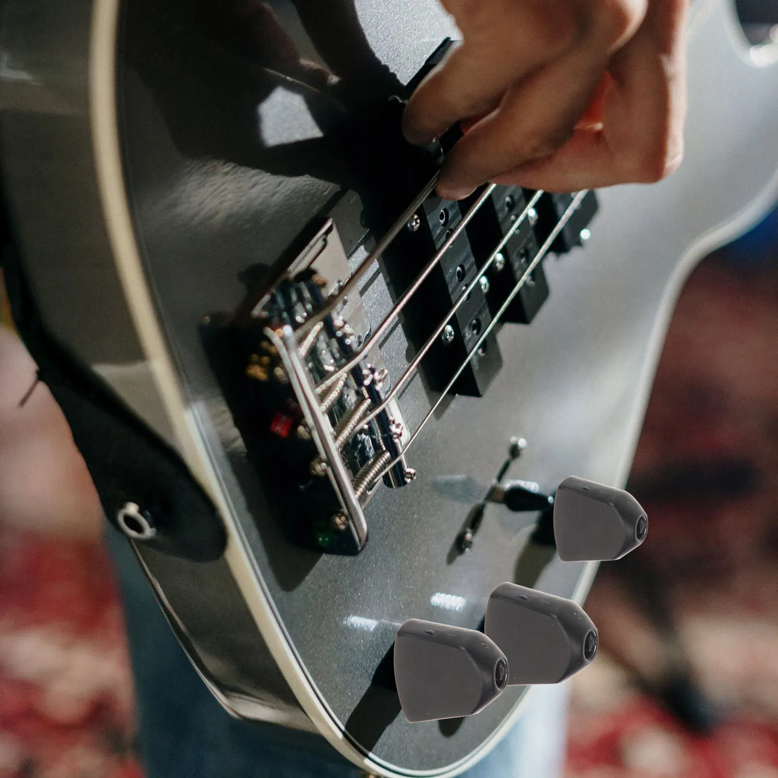 

1Set Electric Guitar Tuning Peg Buttons Durable Acrylic Replacement Head Knobs Professional Guitar Tuner Keys Accessories