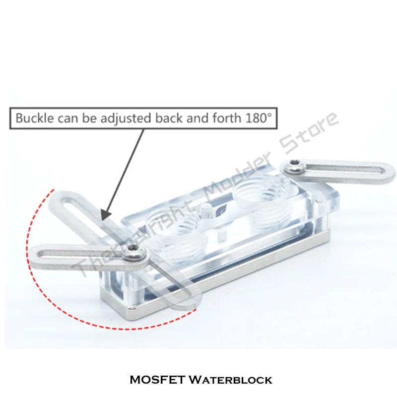 MOD MOSFET PC Radiator ,6CM 8CM 10CM MOS Waterblock For Motherboard Power Supply Graphics Card GPU
