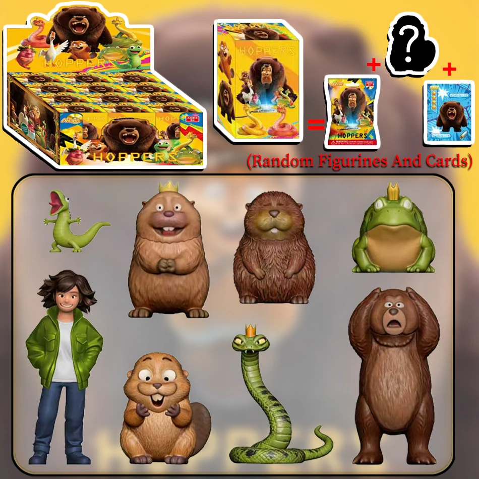 

Anime Hoppers Beaver Mabel Blind Box Premium PVC Collection Doll Trendy Desk Decor Creative Model Surprise Mystery Birthday Gift