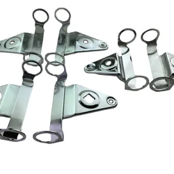 1set For Suzuki GN125 250 for HJ125 Motorcycle Headlight Bracket Turn Signal Bracket Light Ear for GY6-150 Plastic Rubber Ring