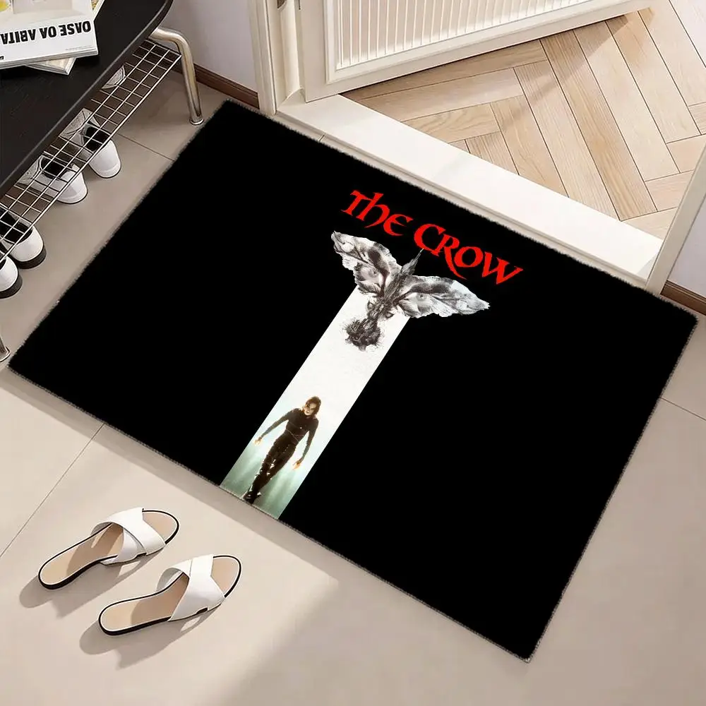 Classic Movie Vintage T-The C-Crow Floor Mat Soft Flannel Non-Slip Door Mat - Thickened Rug for Living Room Home Decor