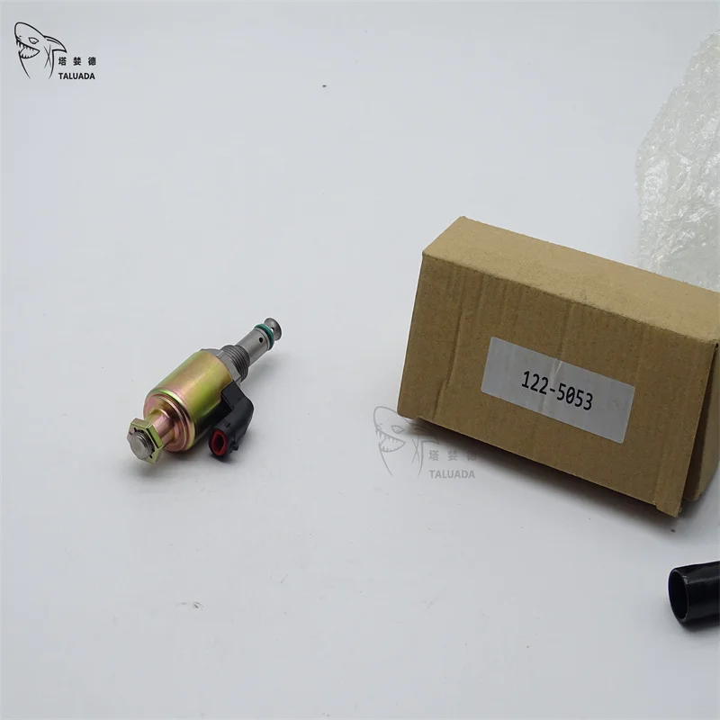 TALUADA Oil Pump Solenoid Valve CAT E325C E330C E322C E322CL E3126 Hydraulic Pump Fuel Injection Pressure Regulator 122-5053