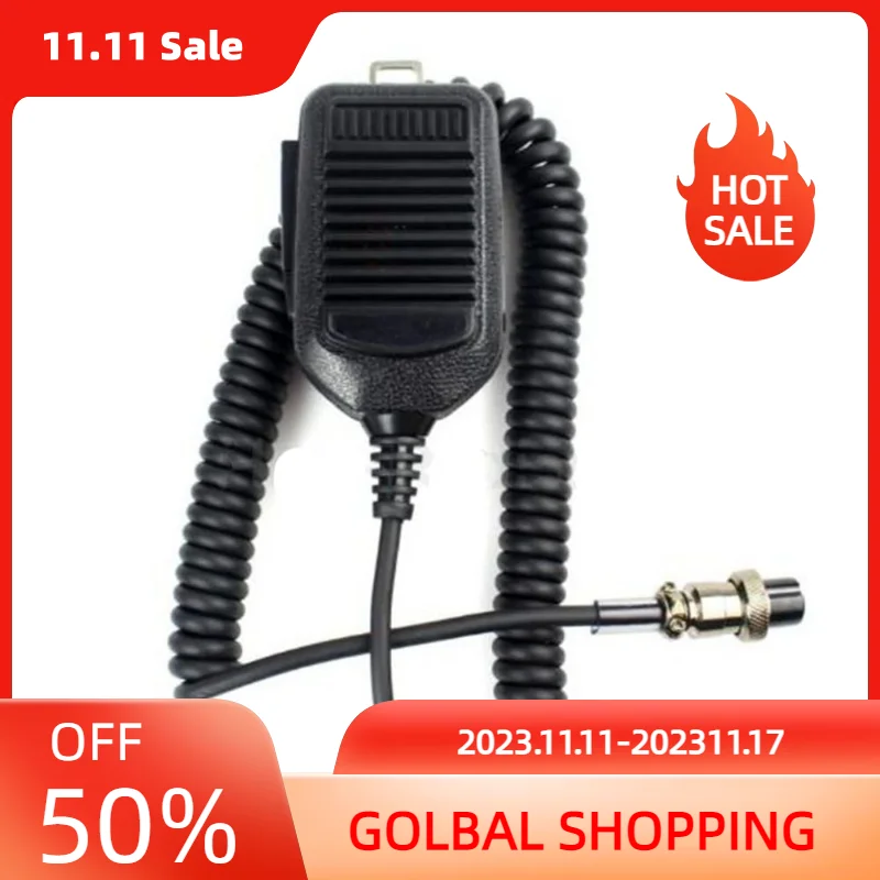 Microphone Two Way Radio 8Pin Hand Mic Microphone for ICOM HM36 HM-36 IC-718 IC-775 IC-7200 IC-7600  Speaker Mic Walkie Talkie