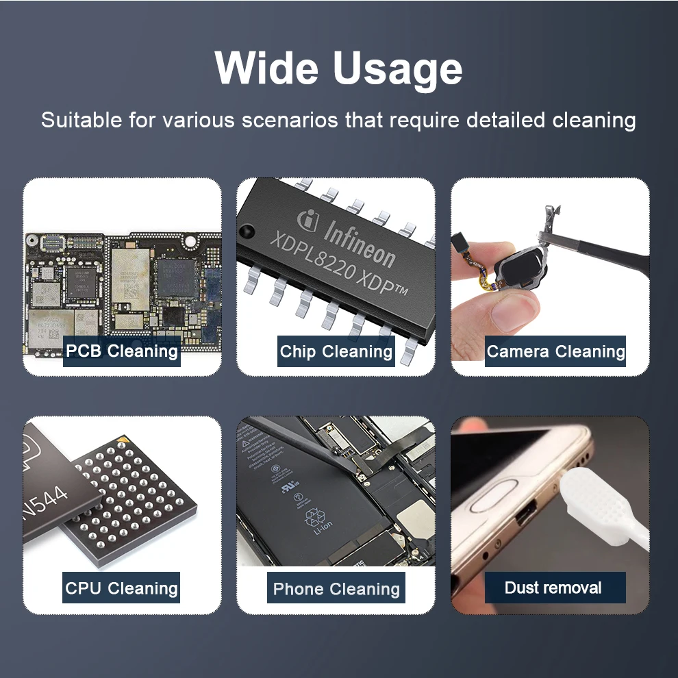 1 stück Weichen Borsten Reinigung Pinsel Für Reinigung Polieren Motherboard IC Kleber Entfernung Reinigung PCB BGA Telefon Elektrische Reparatur – Detail 4