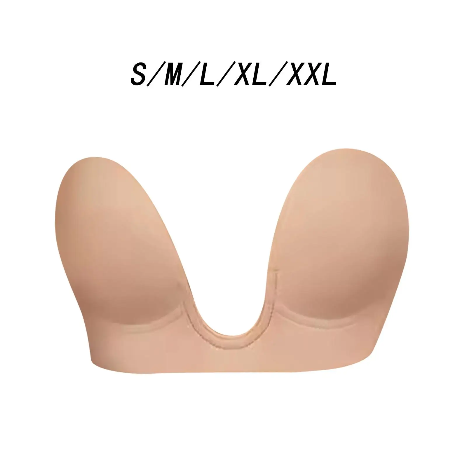 

Self Adhesive Bra Backless Strapless Breast Lift Deep U Plunge Open Back Invisible Bra Sticky Bra for Wedding Women Dress Party