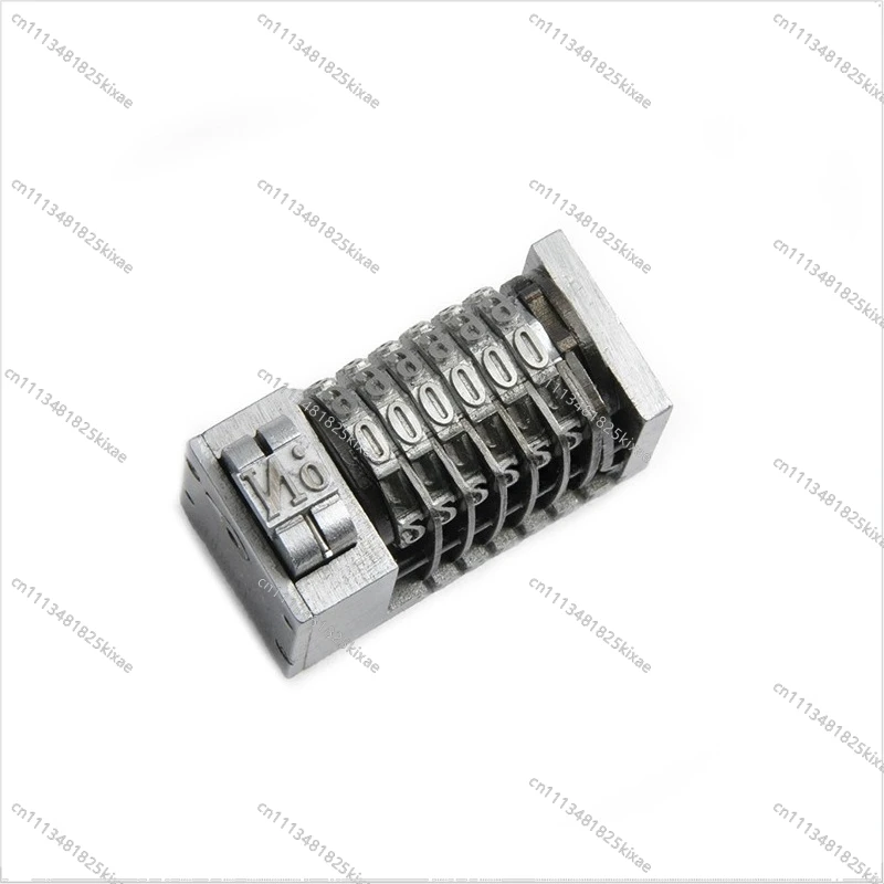 For Printing Machine Accessories Flat Press Bronzing Numbering , Coding, Disc Machine 6 Digit Printing
