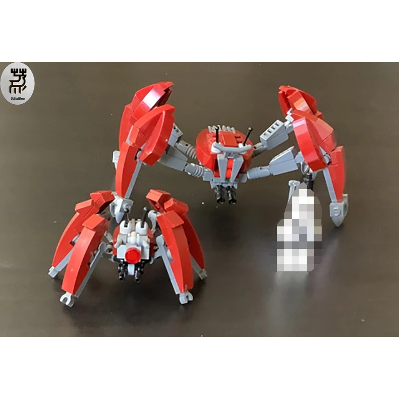 Bomboad Jedi LM-432 Crab Droid 4 gambe MOC Building Blocks modello Robot Action Figures assemblare mattoni fai da te giocattoli per bambini regalo per bambini