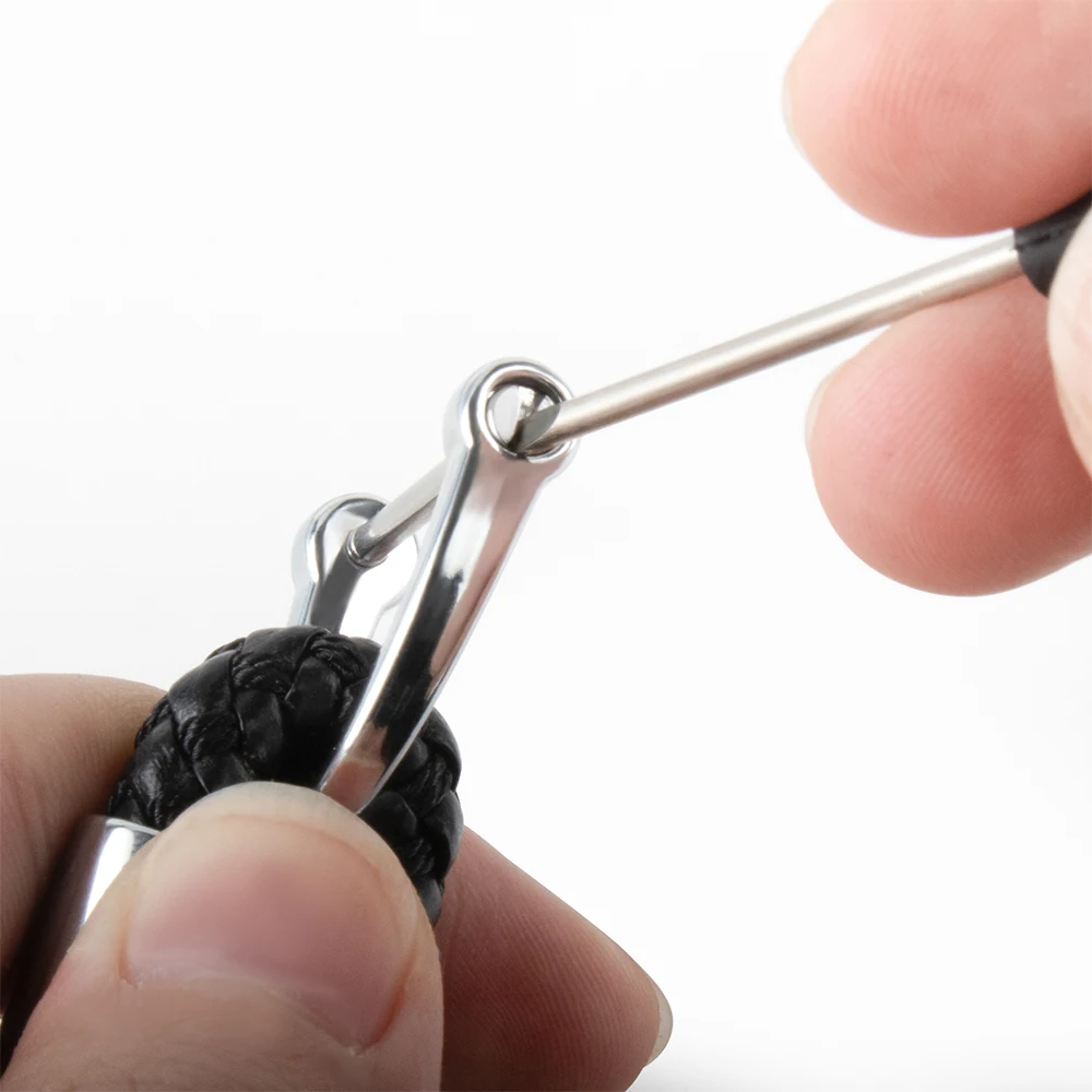 For Audi A4 B5 B6 B8 A1 A3 8V 8P 8L A6 C5 C7 A5 A7 A8 Q3 Q5 Q7 TT Car Keychain Strap Key Holder Keyrings Lanyard Pendant Decor view 5