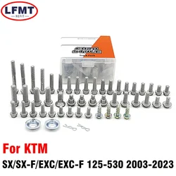 Parti universali del motociclo Hardware Bullone Kit di fissaggio in plastica completa Stile di fabbrica per KTM SX XC EXC XCW HONDA CR/CRF-X 125-450