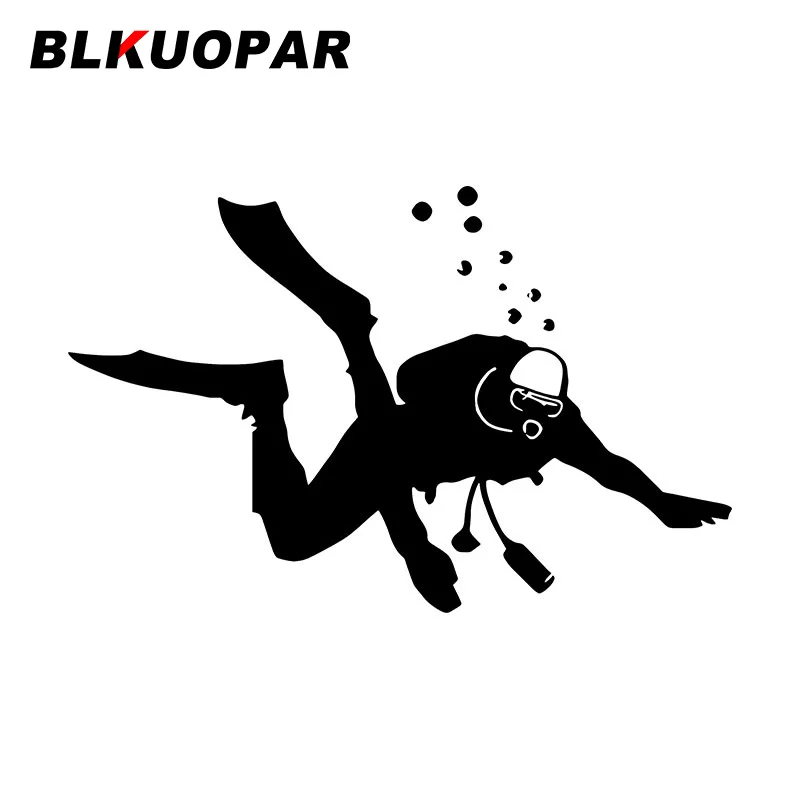 BLKUOPAR Underwater Search By Divers Car Stickers Sport Decal Scratch-Proof Die Cut Windows Caravan Car Styling