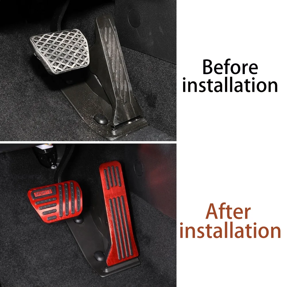 Car Brake Gas Pedal For Omoda 7 C7 SHS T1GC 2026 2027 Aluminum Alloy Non-slip Pedal Modifiedion Protection Interior Accessories