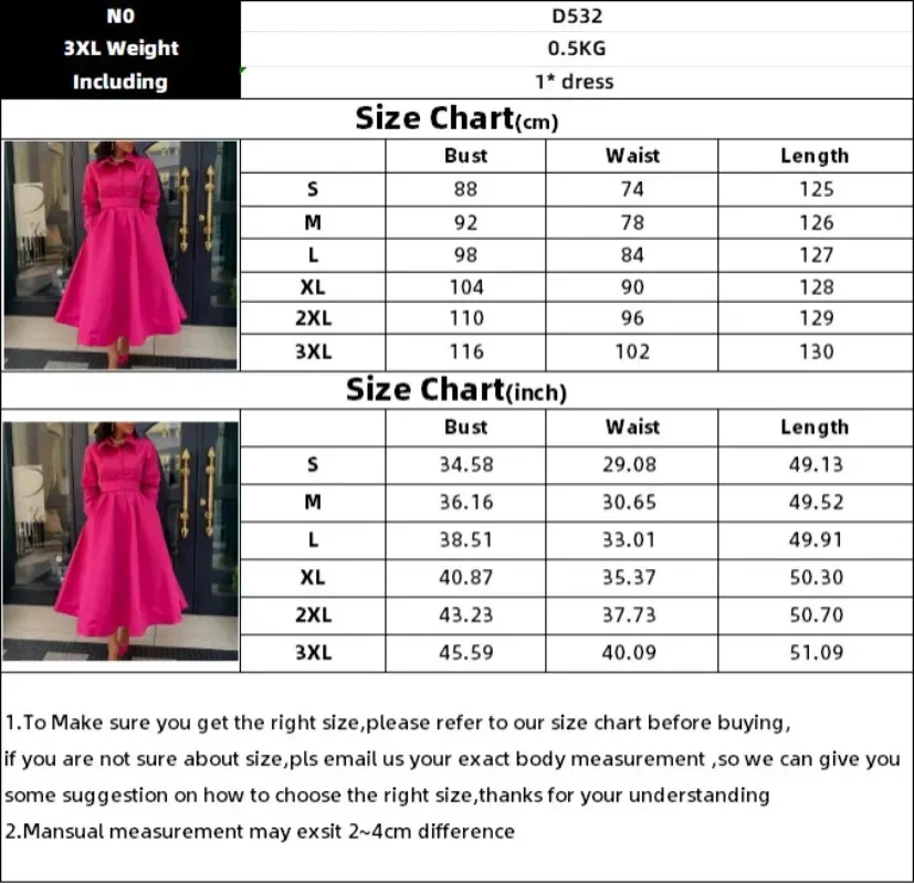 Autumn Dashiki African Dresses for Women Africa Long Sleeve V-neck Polyester Solid Color Long Dress Outfit African Clothes Women