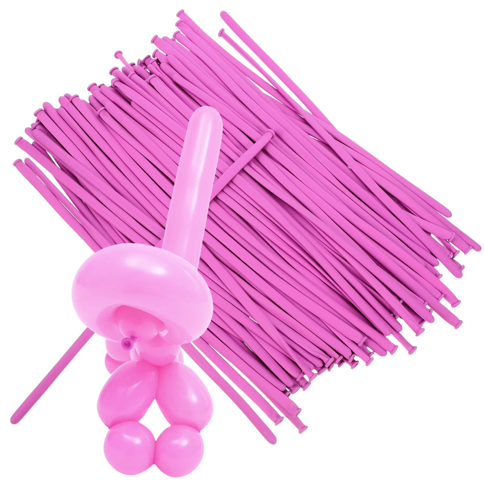 

100Pcs Creative Strip Modelling Balloons DIY Latex Twisting Balloons Decorative Party Supplies for Birthday Wedding Events