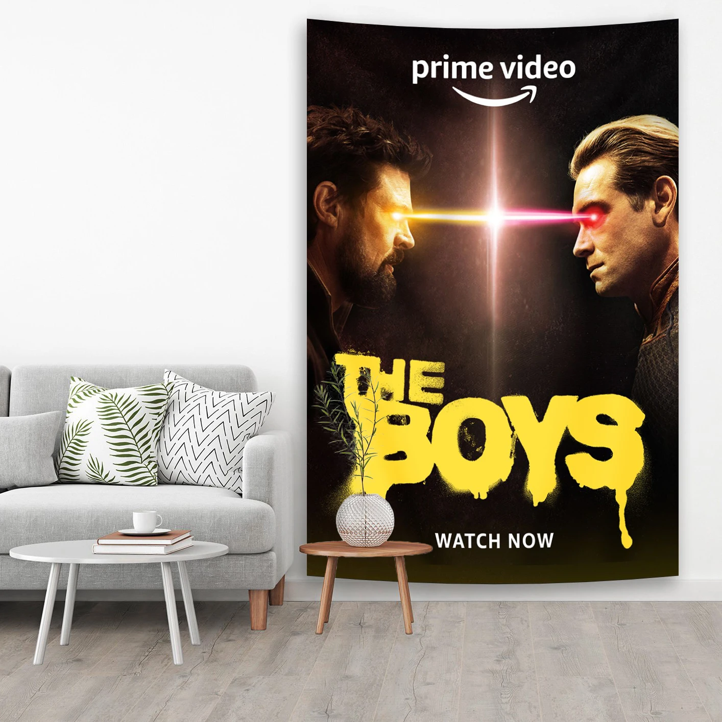 

Classic Movie The Boys Poster Tapestry Hero Series Psychedelic Wall Decoration Bedroom Bedside Hanging Cloth