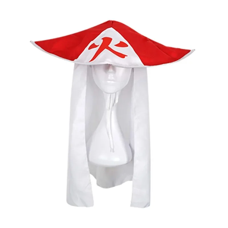 Uzumaki Naruto Cosplay kostiumy i akcesoria 7 Hokage peleryna stożkowa bambusowa czapka spodnie do odgrywania ról ubrania rekwizyty zabawki dla