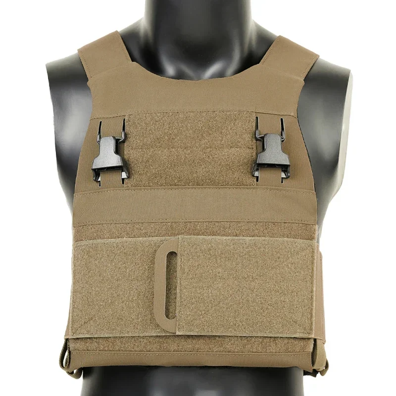 Tactical Low Vis Slick Vest Airsoft Lightweight Plate Carrier FCSK2.0 Vest Gear Quick Release Elastic Cummerbund Vest