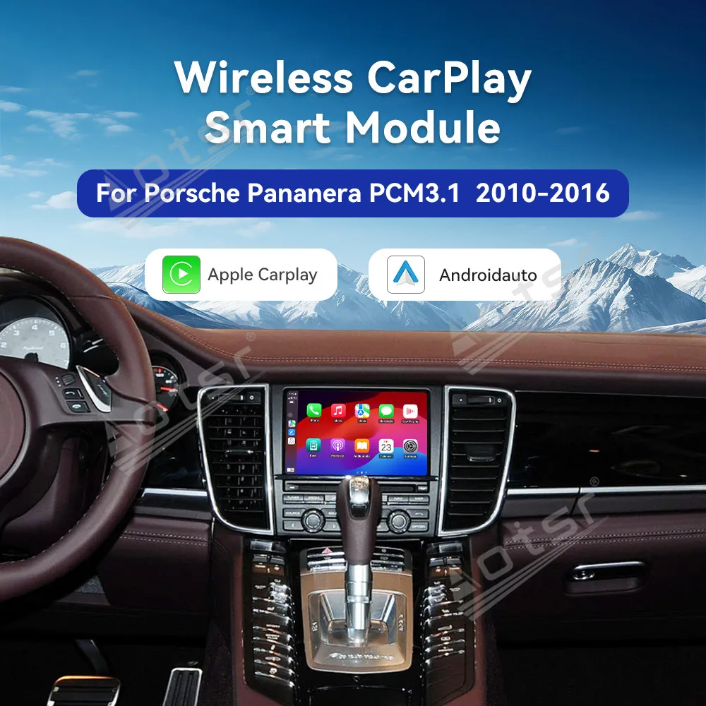 Car Smart Module Wireless Carplay Decoder Box For Porsche Panamera 2010-2016 PCM3.1 Android Auto Airplay HD Mirror Link
