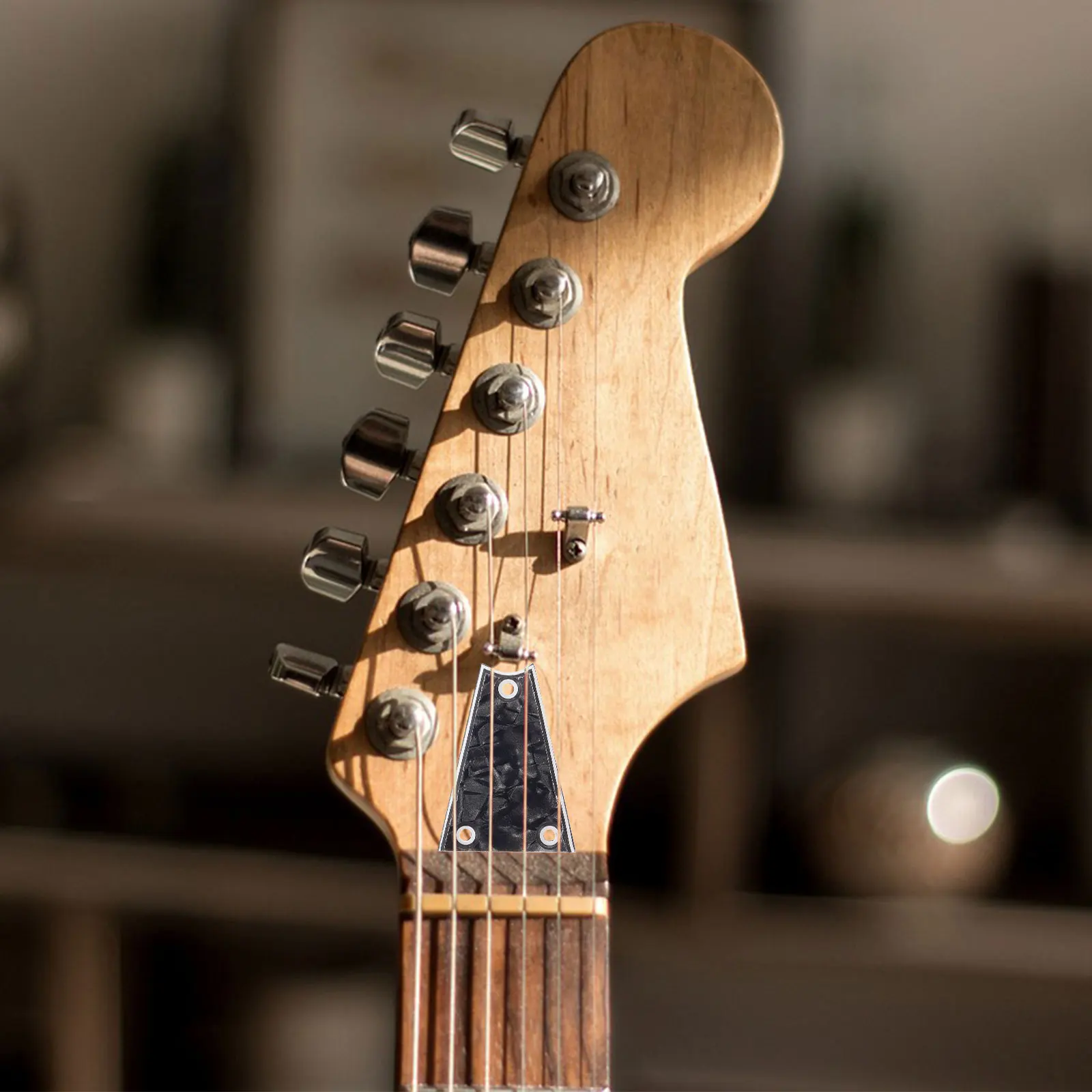 

Guitar Tuning Lever Cover Detachable Truss Rod 3 Hole Plate Accessories Bass Accessory Electric Neck