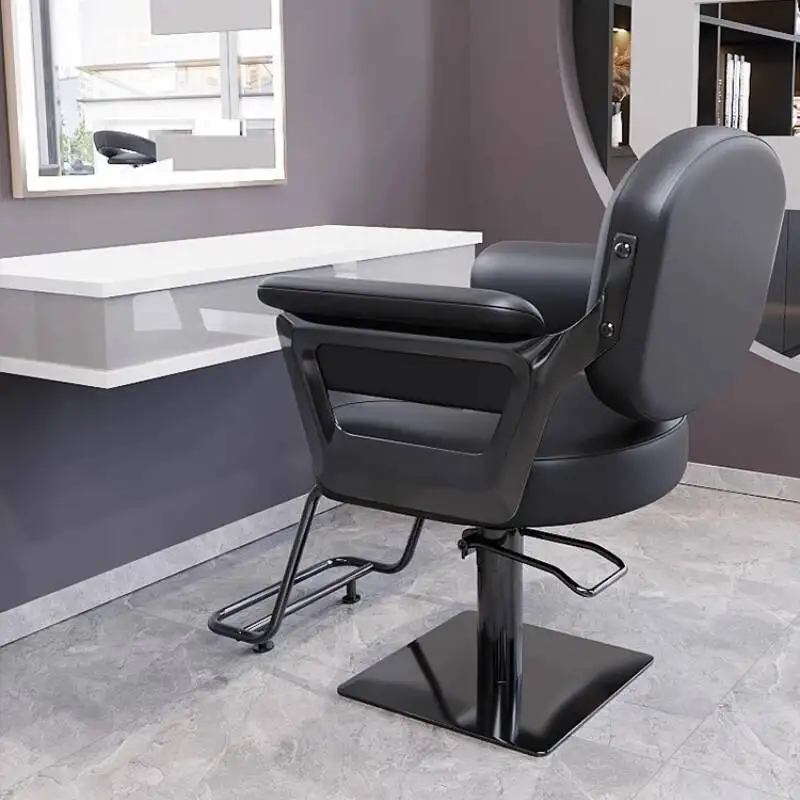 ماكياج تصفيف الشعر كرسي المهنية صالون تجميل غرفة المعيشة ماكياج التجميل كرسي دوار عالية أثاث تصفيف الشعر الفاخرة #4
