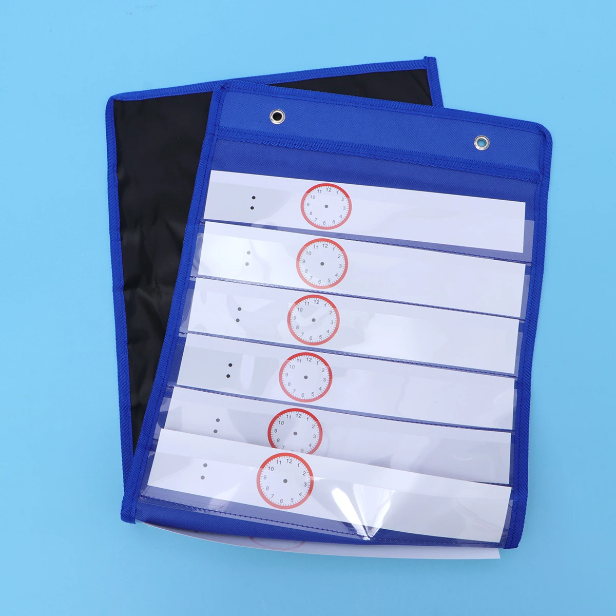 

Transparent Time Schedule Timetable For Students Learning Aids Classroom Accessories Blue Film Pockets Display