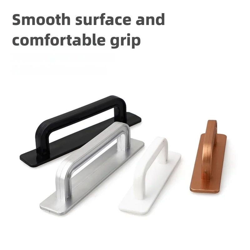 Wooden Door Window Handle Balcony Glass Move Self-adhesive Surface Mounted Small Handle and Pull Knob Push
