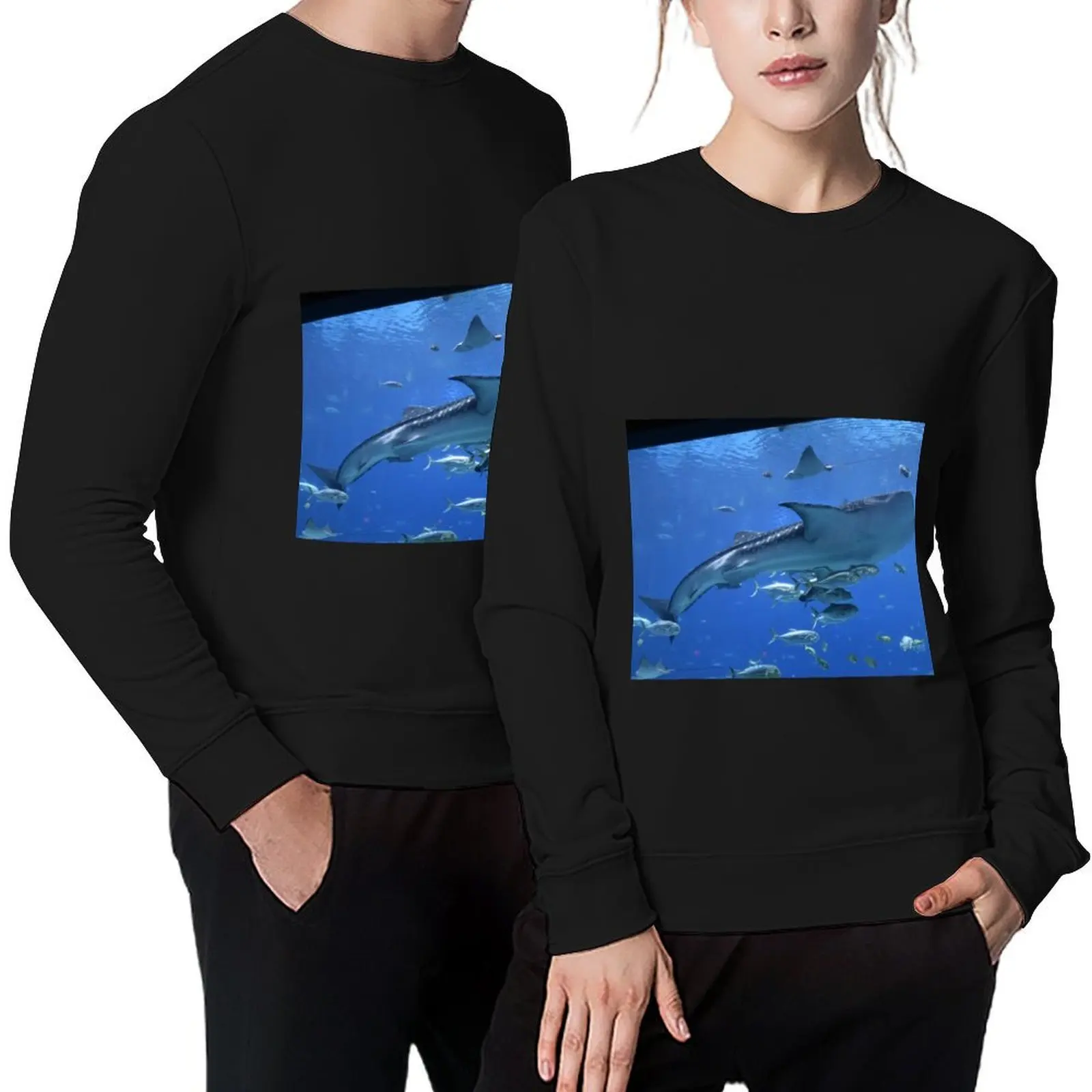 

Whale Shark at Georgia Aquarium Pullover korean clothes mens designer clothes men's clothing anime clothing sweatshirt male