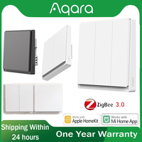 Original Aqara Smart E1 Wall Switch ZigBee 3.0 Wireless Light Button No With Neutral Fire Wire For Xiaomi Mi Home Homekit APP