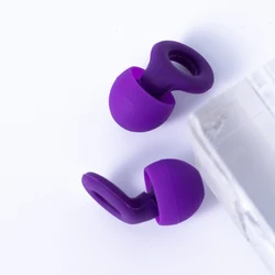 HUAK Quiet Ear Plugs- Super Soft, Reusable Hearing Protection in Flexible Silicone for Sleep- 8 Ear Tips in XS/S/M/L