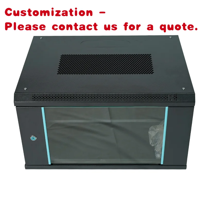 custom.Wall Mounted Metal Steel Plate Cabinet,Vertical Electronic Data Enclosure,Telecom 4U/6U/9UServer Rack