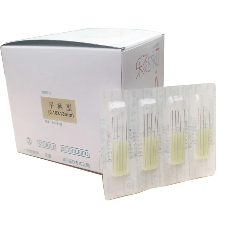 new 0.12*15/0.14*15mm 500 pcs Acupuncture beauty massage needle EACU facial acupuncture needles